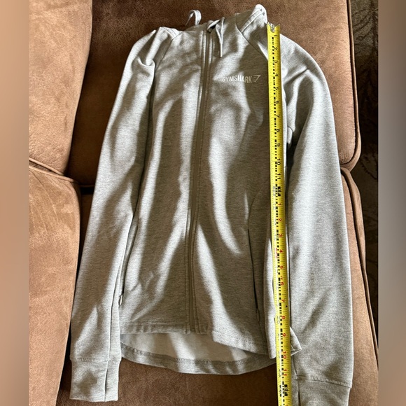 Gymshark Light Gray Hoodie - Picture 4 of 4